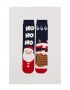 Χριστουγεννιάτικες Ανδρικές  Κάλτσες 2 τεμ. Ysabel Mora Y22893 με σχέδια, ΚΟΚΚΙΝΗ-ΜΠΛΕ